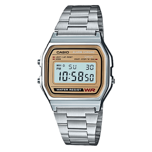 Reloj Casio Vintage A158WEA-9CF - Plateado y Dorado