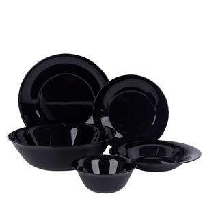 Set x 25 Piezas Vajilla Vidrio Templado Opalina Segre Utile
