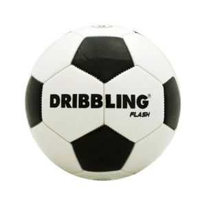 Pelota de Futbol DRB Flash Nro. 5 Blanco / Negro PVC 00267