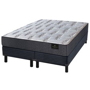 Conjunto Sommier y Colchón de resortes King Koil XL Ext. Life Queen Size 160x200 cm