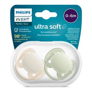 Chupetes Avent Ultra Soft 0-6 meses SCF091/05
