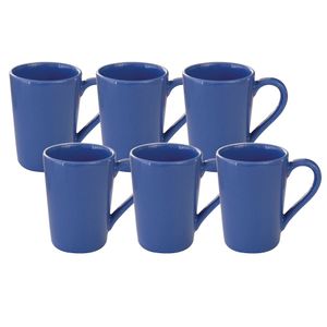 Set x 6 Jarros Mug 230 CC Biona by Oxford Ceramica Azul 0112405806