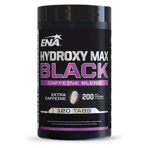 Ena Hydroxy Max Black(120 Tabs) Termogénico Descenso De Peso