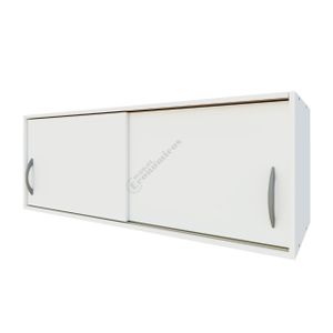 Baulera Alzada Para Placard - Puertas Corredizas Placard 120cm - Muebles Económicos - Blanco