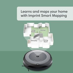Robot aspirador y trapeador iRobot Roomba Combo i5 con mapeo inteligente