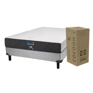 Sommier y Colchón 2 Plazas 140x190 Cocoon Chill Box SomUni