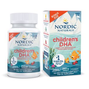 Nordic Naturals DHA para niños, fresa, 120 mini