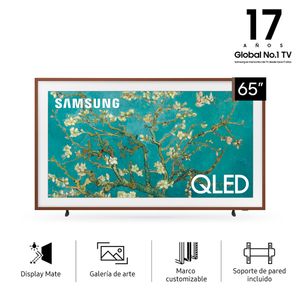 Smart TV 65” 4K QLED Samsung The Frame Serie B QN65LS03BAG Nogal