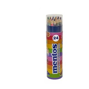 24 Lápices De Colores Con Aroma - Mentos
