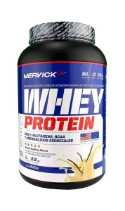 Suplemento en polvo Mervick Whey Protein Vainilla Pote 1kg