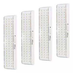 Luz De Emergencia Led 6w Luz Fría 60 Leds 220v Pack X4
