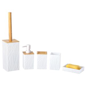 Set Baño x5 Desore Blanco