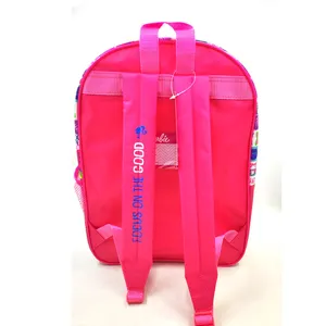 Mochila Escolar Barbie Niñas Fucsia Lentejuelas