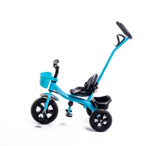 Triciclo Bebesit con manija de empuje Azul