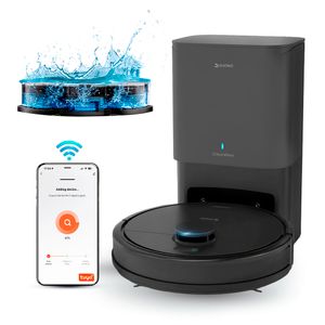 Aspiradora Robot Laser Suono con Base Autolimpiante LiDAR