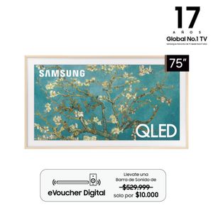 Smart TV Led 75” Samsung QN75LS03BAGC Frame Beige
