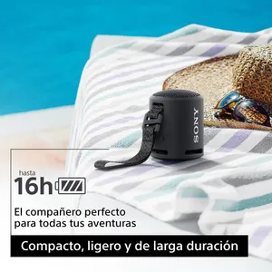 Sony Altavoz inalámbrico impermeable compacto y portátil con graves extra -  negro