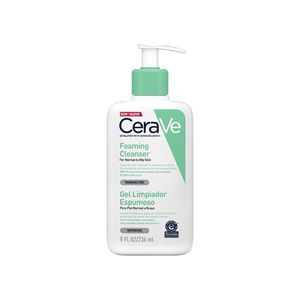 Cerave Gel Limpiador Espumoso Facial Y Corporal 236 Ml