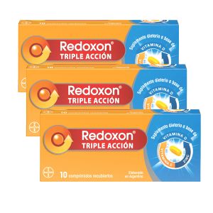 Redoxon Triple Acción Comprimidos Vitamina C x 30 und $5.904