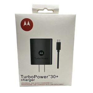 Cargador turbopower 30+ - carga rápida y eficiente para tu smartphone