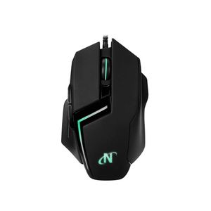 Mouse USB 6D Gaming 3200 DPI con leds Nisuta NSMOG75 Negro