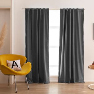 Cortina de Ambiente Black Out Vinílica Gris Topo