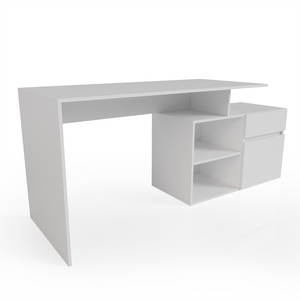 Escritorio Articulado Blanco Moderno Oficina Pc 130cm EA02