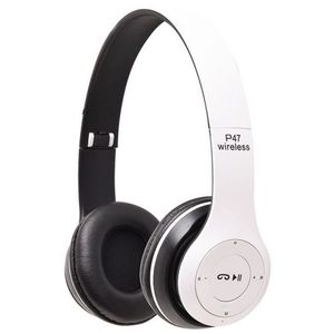Auriculares Vincha M&P P47 Plegable Bluetooth Blanco