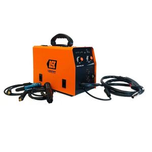 Compresor de aire eléctrico Lüsqtoff LC-40100 monofásico 100L 4hp 220V 50Hz  naranja