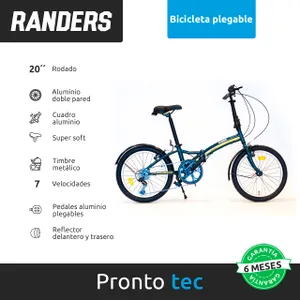 Bicicleta discount plegable fravega