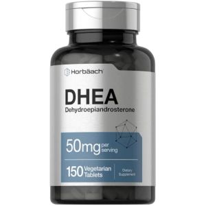 Horbäach DHEA 50mg 150 tabletas , Suplemento sin