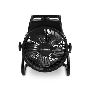 Ventilador Liliana turbo 10 VTHD10G  5 aspas 2 velocidades tambor acero vintage