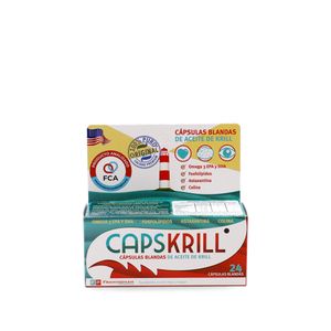 Capskrill® Omega 3 Aceite de Krill x 24 cápsulas