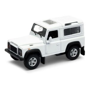 Welly 1:34 Land Rover Defender Blanco Camioneta Aventura