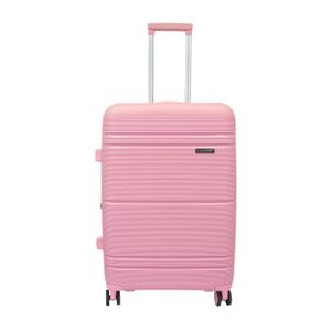 Valija Mediana de viaje Plástico antigolpes con candado Rosa