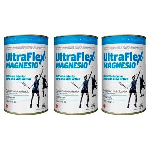 Ultraflex Magnesio Colágeno Hidrolizado 420gr X 3 Unid. $33.972
