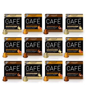 Selección Aromatizados 120 Cápsulas de Café Viaggio Espresso $33.949,90
