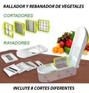 Cortador Vegetales Rebanador Rallador Verduras Frutas