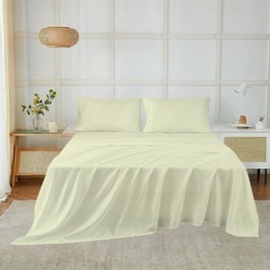 Sábanas Blankery Home Fullblanc Classic 2 1/2 Plazas 144 Hilos Crema