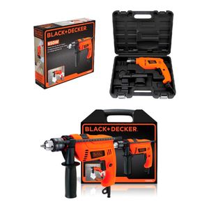 Taladro Percutor Black & Decker HD650k 13mm 650w Maletín 50Hz