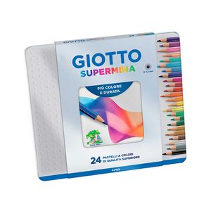 Lápices de Colores Giotto Supermina Lata x 24 Colores
