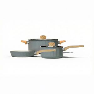 Batería de Cocina Frávega Home 5 Piezas Aluminio