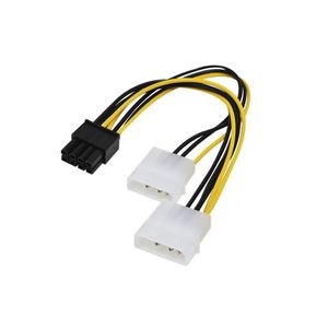 Adaptador 8 pines a 2 molex 4 pines para motherboard NISUTA - NSAD824