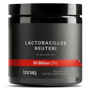 Probiótico Toniiq Lactobacillus Reuteri 50 mil millones de UFC 60 cápsulas