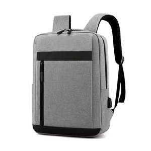 Mochila Unisex Antirrobo Impermeable Porta Notebook Usb Gris