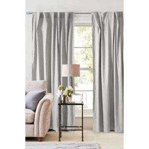 Cortina de Ambiente Blankery Home Rustic Tusor Gris Perla 150 x 220 cm