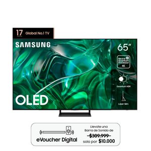 Smart TV 65” 4K OLED Samsung QN65S90CAGCZB $1.499.999 Llega GRATIS en 48hs Retiro en 48hs