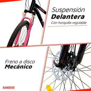 Suspension Horquilla Mtb Nbk 29 Freno De Disco Y V Brake