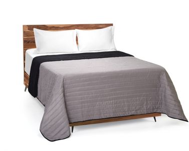 Cubrecama Linea Colors Reversible - Tostado/Chocolate - 2 1/2 Pza