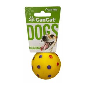 Juguete Pelota Para Perros Con Chifle Cancat Erizo 6 Cm